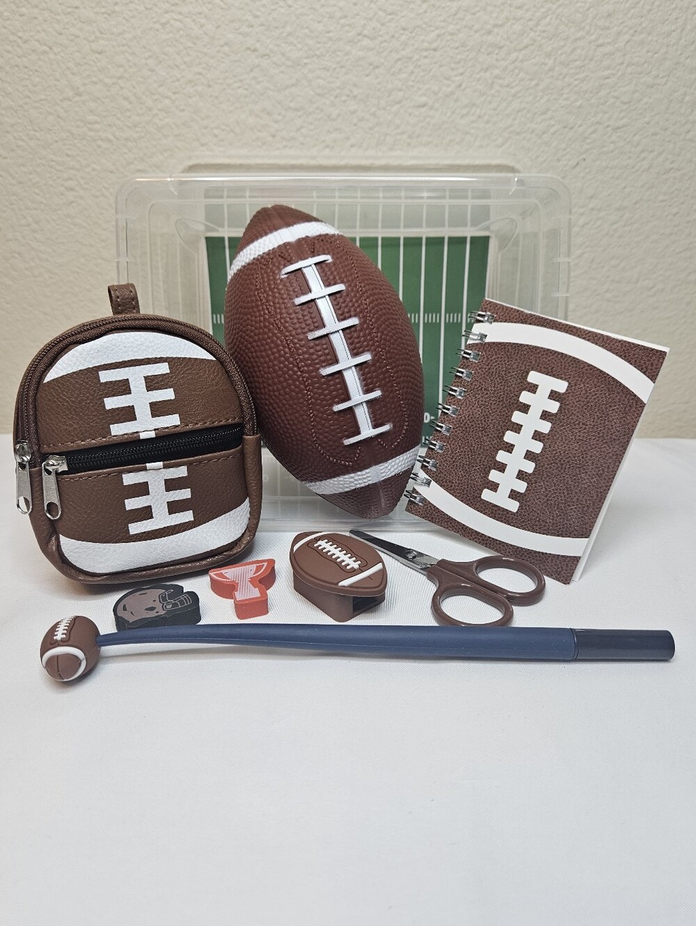 Football Mini Stationery Gift Set NEW | Sports-Themed School Supplies